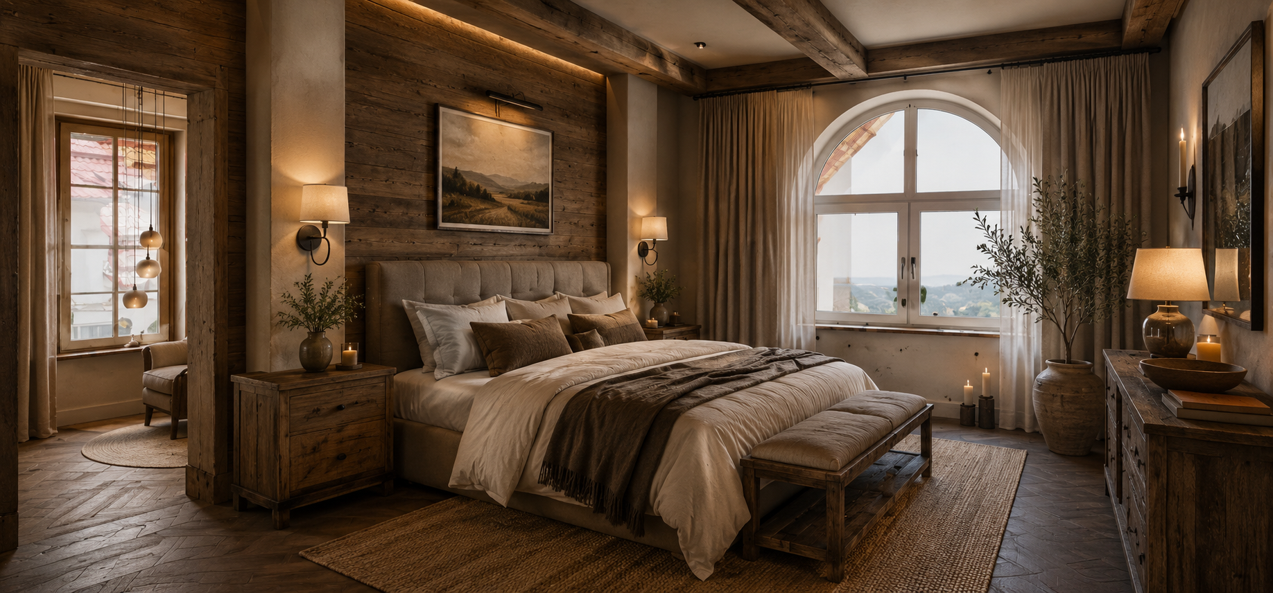Interior concept rendering for the boutique hospitality asset