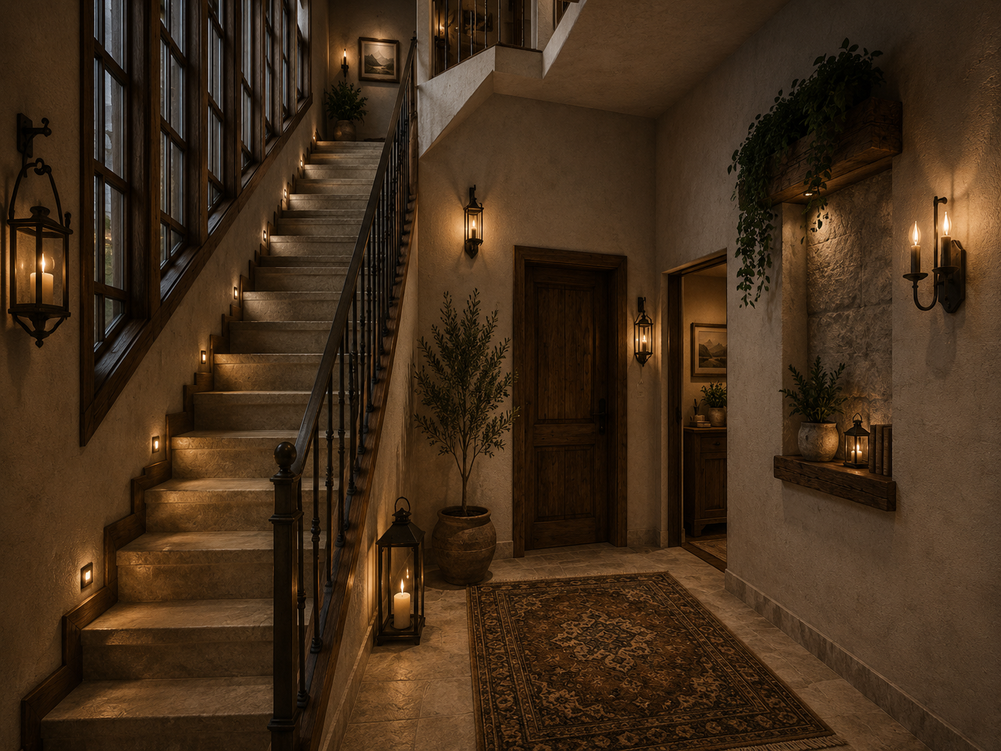 Restored architectural interior rendering for the Brasov asset